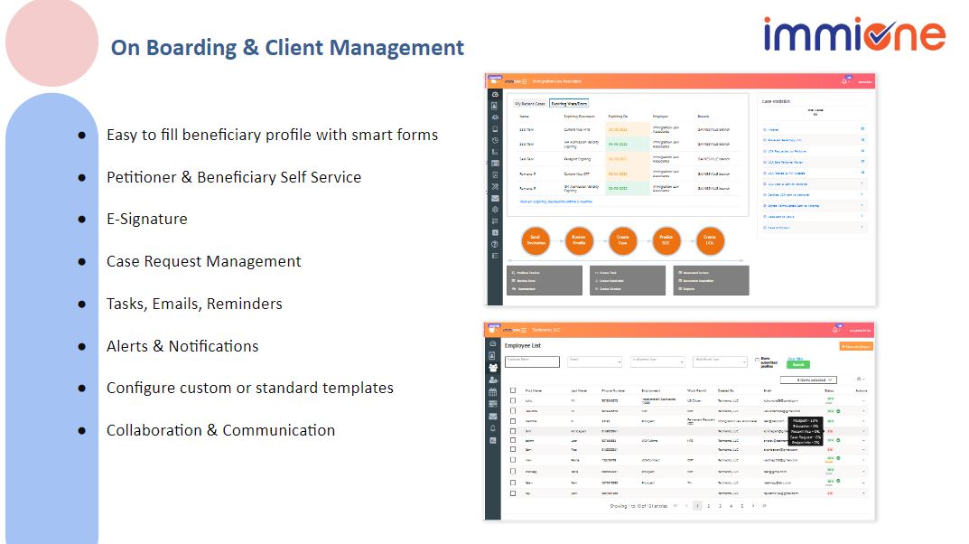 CaseONE client management