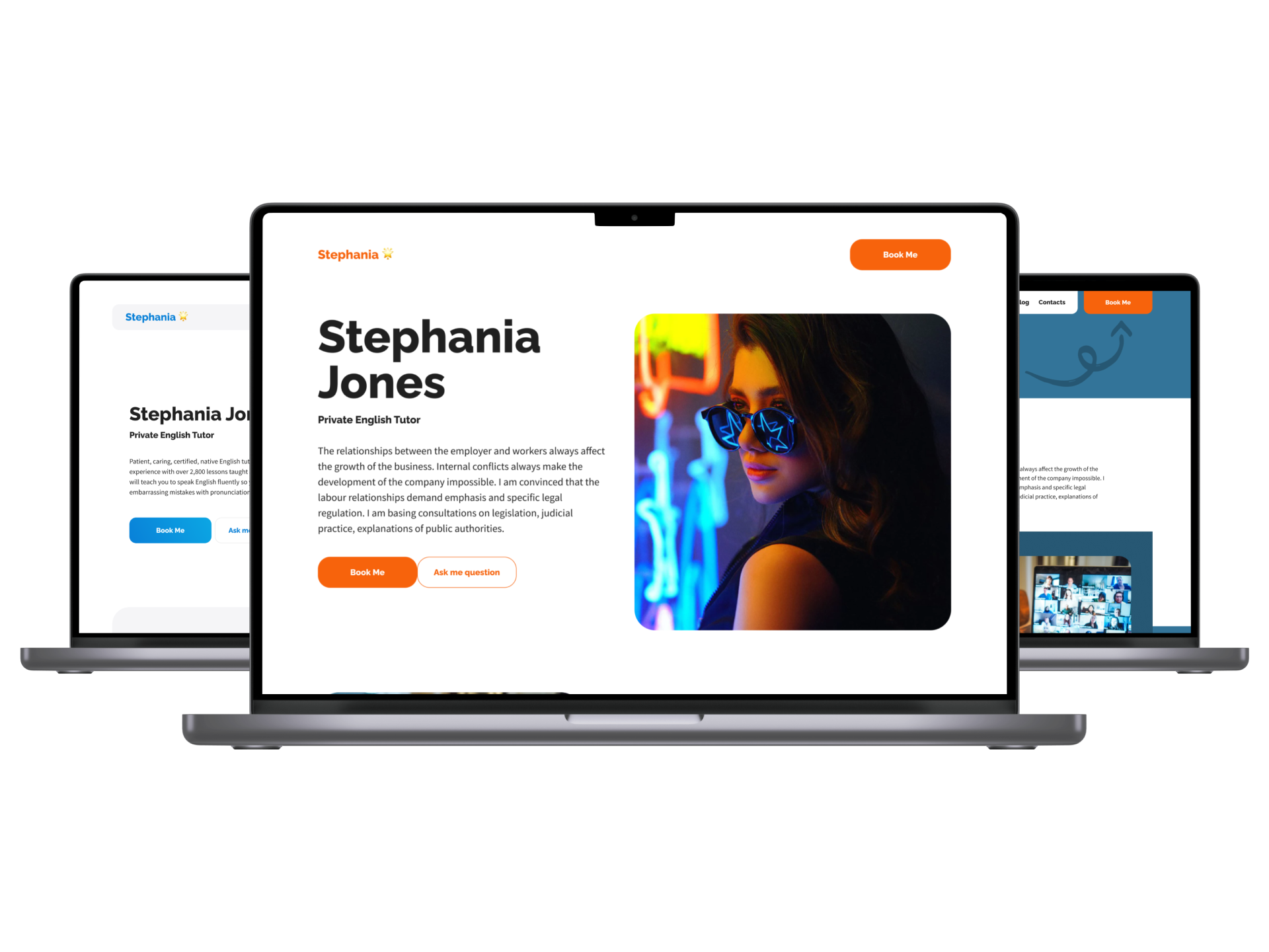 Effortlessly create your personal website in just one click. Choose a professional template, customize it with your photos, contacts, and information, and publish it to showcase your unique online presence.