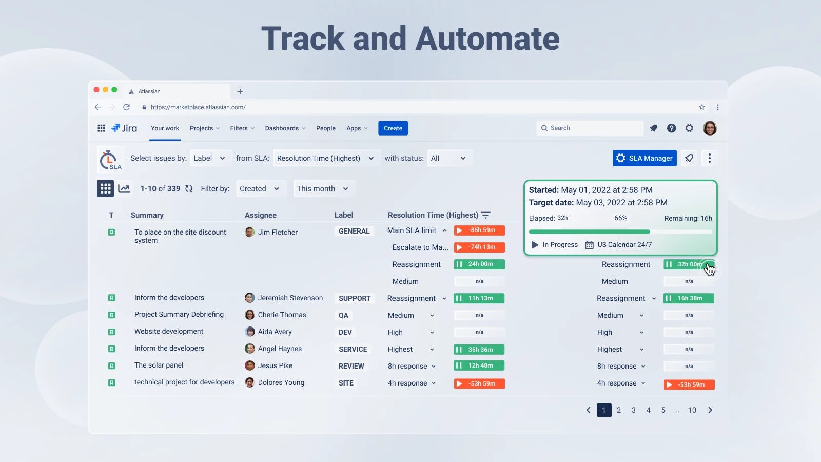 SLA Time and Report for Jira Software 2023 Reviews, Pricing & Demo