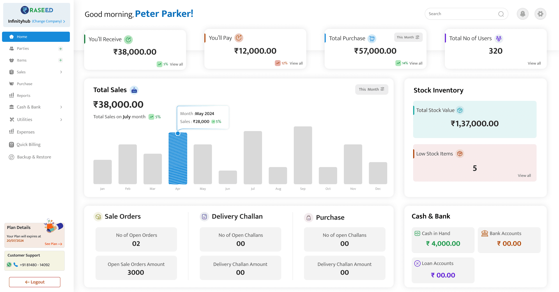 Raseed Software - Raseed home page