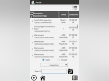 Pervidi Inspection Software - View detailed inspection schedules while on the go