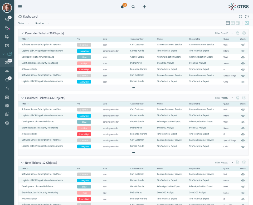 Flexible agent interface-thumb