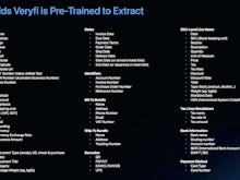 Veryfi OCR API & SDK Software - Fields Veryfi is Pre-Trained to Extract