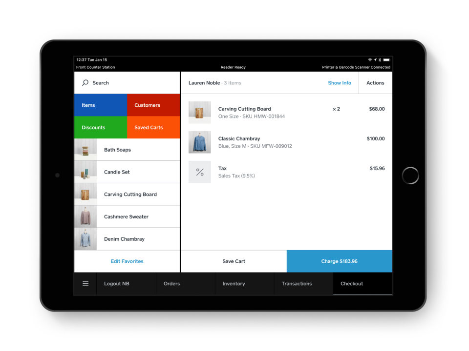 Square for Retail Software - 1