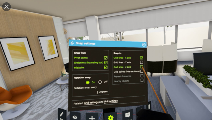 Trezi screenshot: Trezi snapshot settings