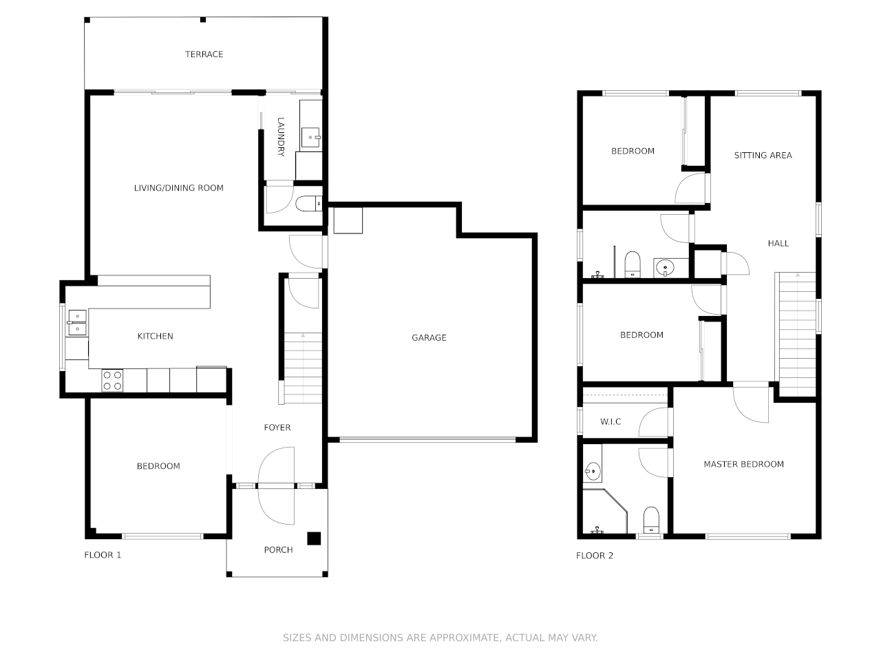 CubiCasa Software - Floor Plan with a garage