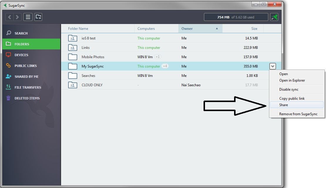 SugarSync Logiciel - 4