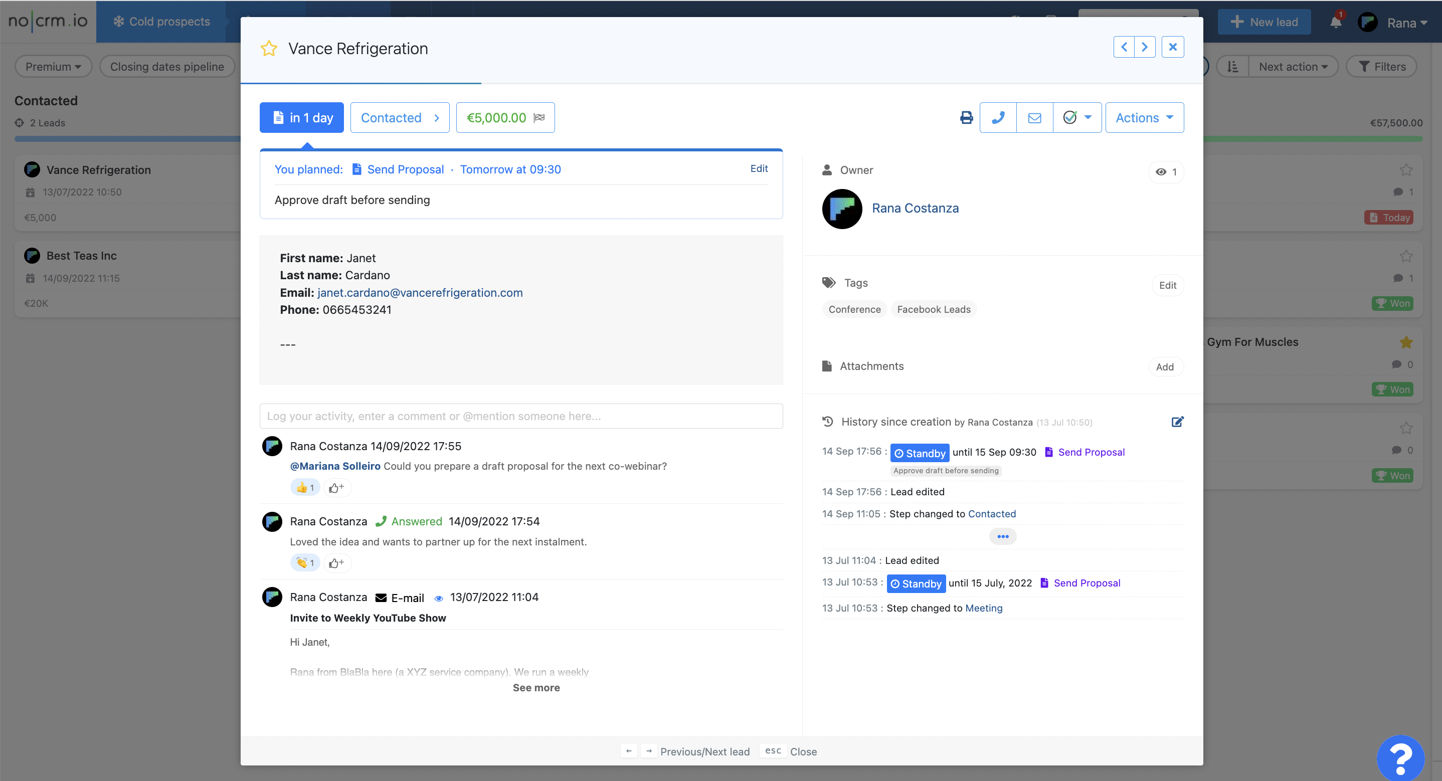 noCRM.io Software - 2