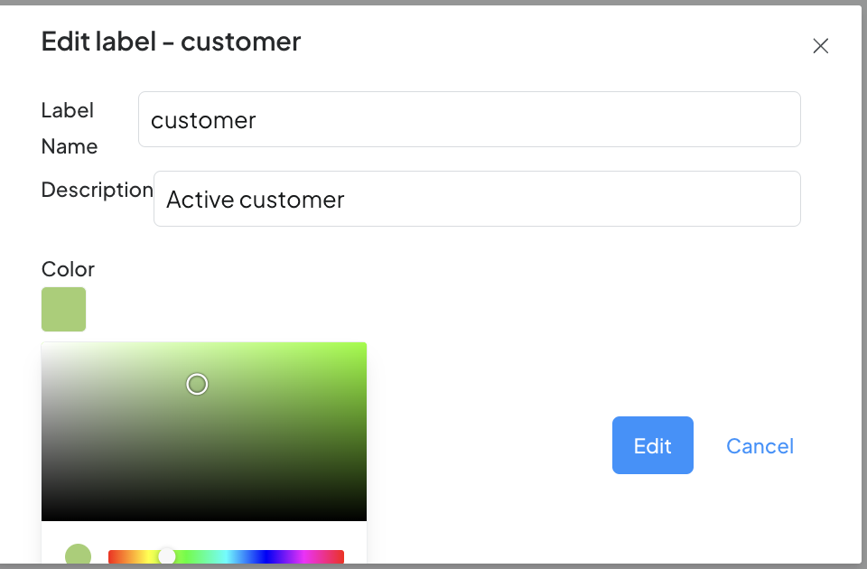 OneHash Chat Software - Simplify chat management with Labels. Easily categorize from the side panel, linked to your account for custom workflows. Assign colors for quick ID, displayed on the sidebar for easy conversation filtering and prioritization.
