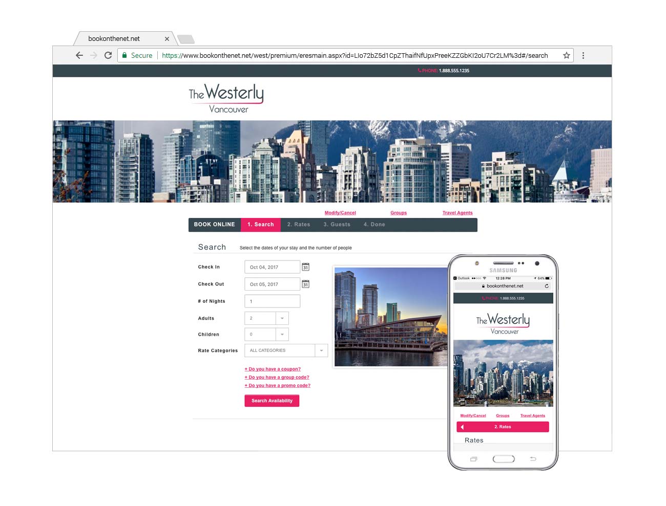 RoomKeyPMS Internet Booking Engine