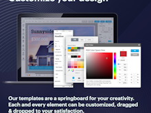 Marq Software - Our templates are a springboard for your creativity. Each and every element can be customized, dragged and dropped to your satisfaction.