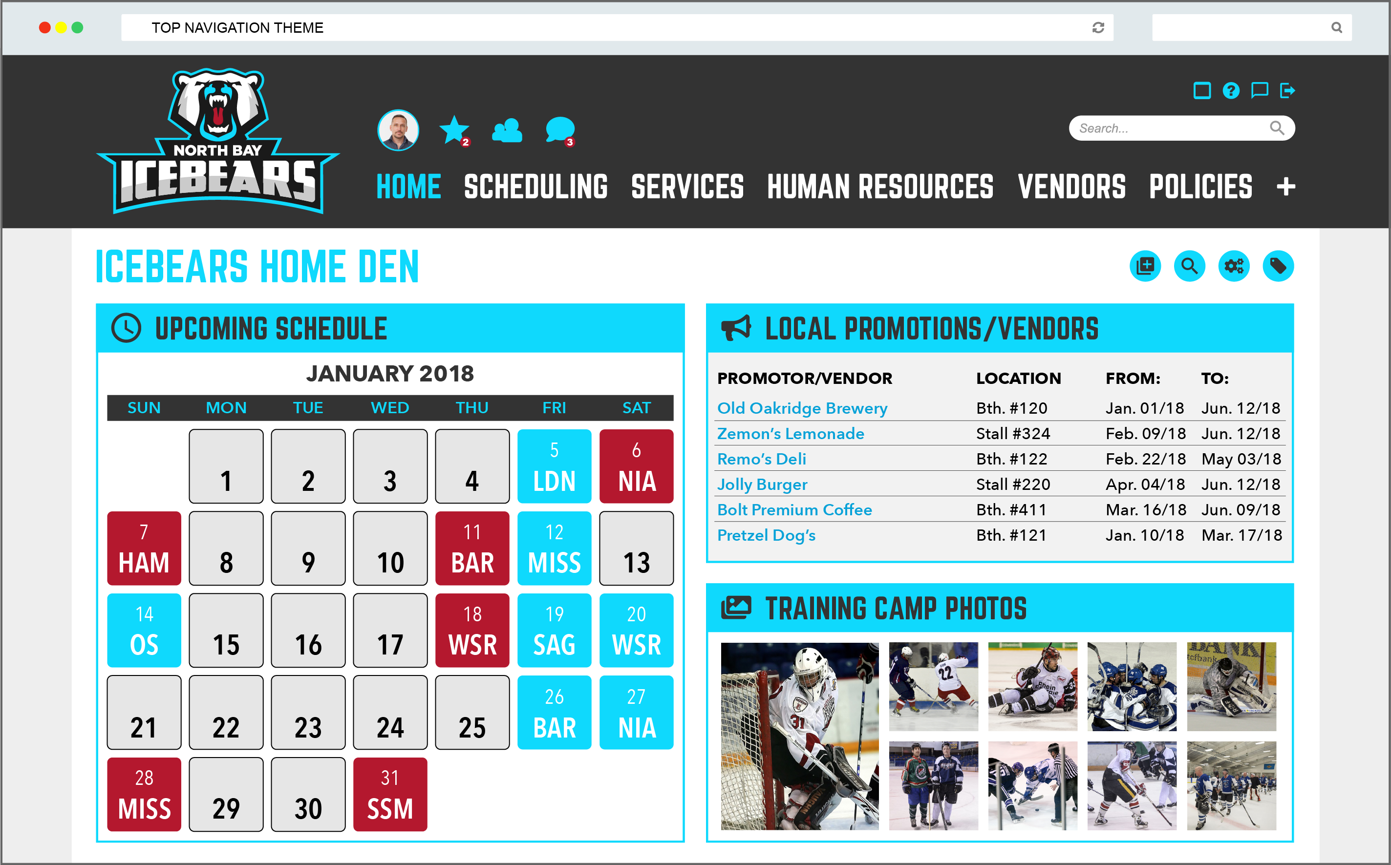 Noodle Software - Noodle personalized dashboard view