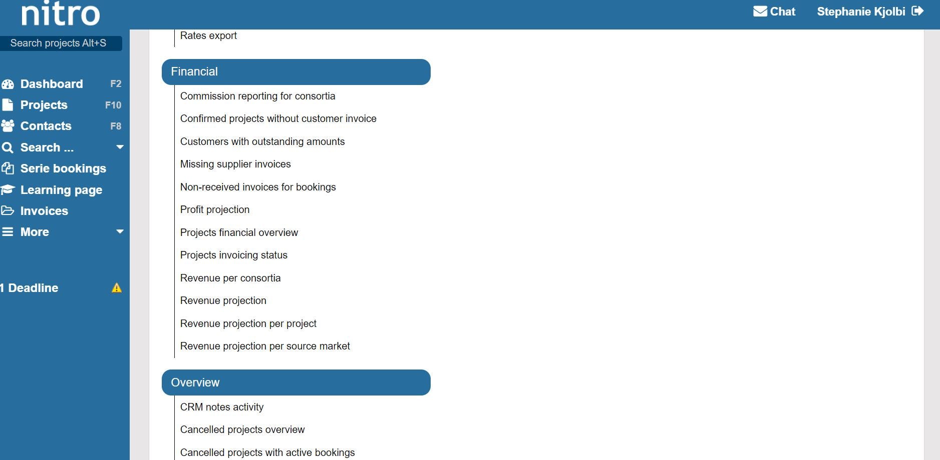 Nitro for Incoming Tour Operators Logiciel - 5