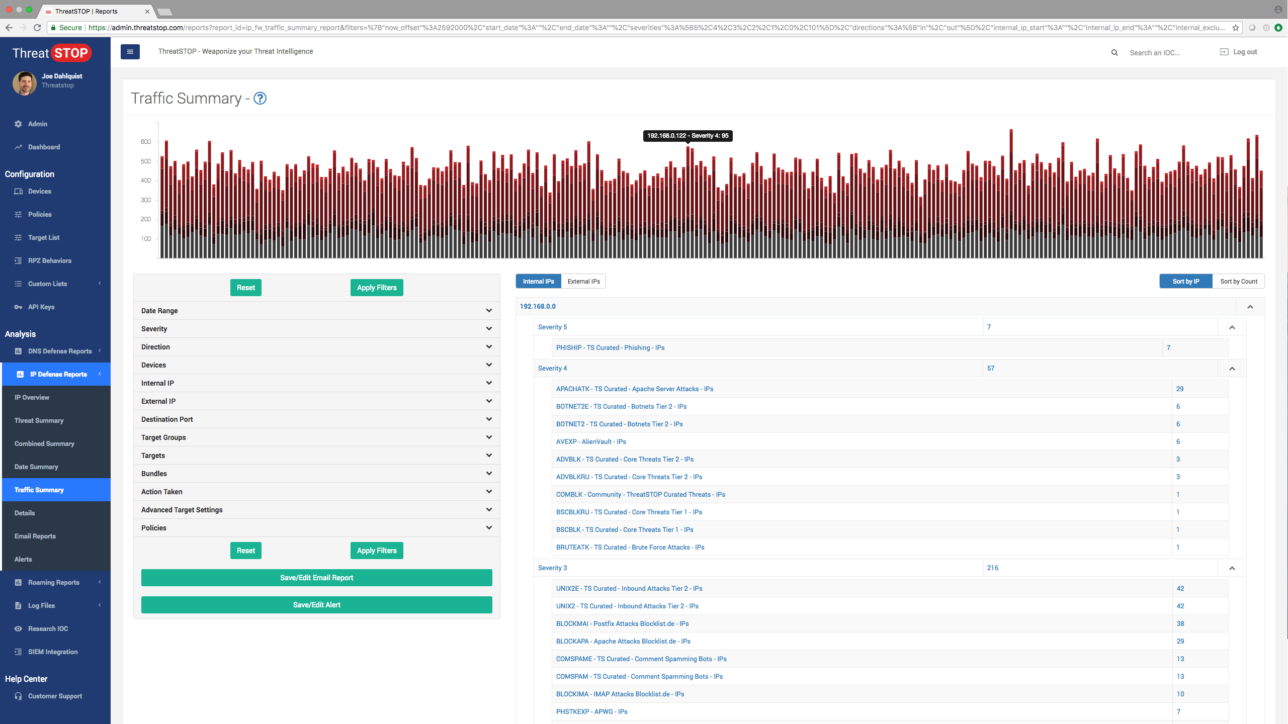 Powerful reporting is included. See everything needed to take action and keep the network clean.-thumb