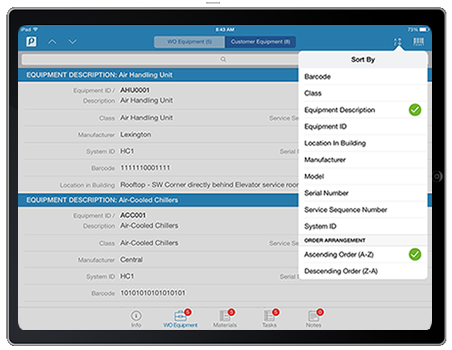 PENTA Construction Accounting screenshot: PENTA Enterprise Accounting filters