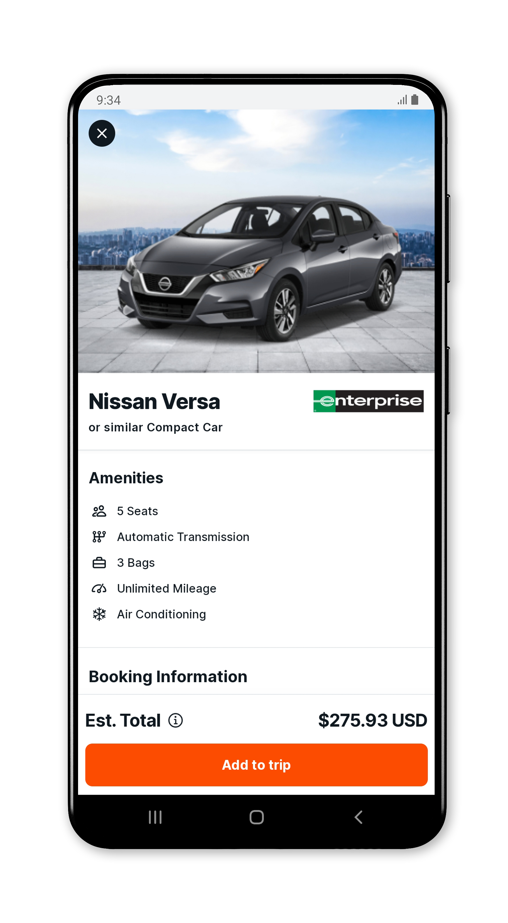 Access to the car rental providers you know and love.
