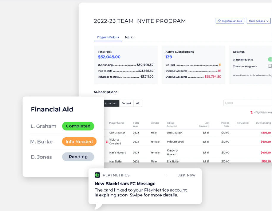 PlayMetrics Software - 4