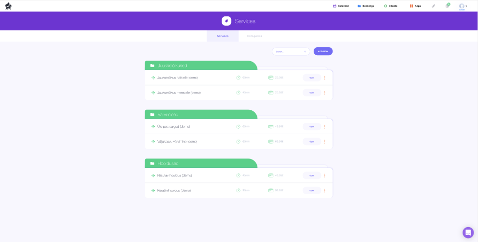 SalonLife screenshot: SalonLife add services screenshot