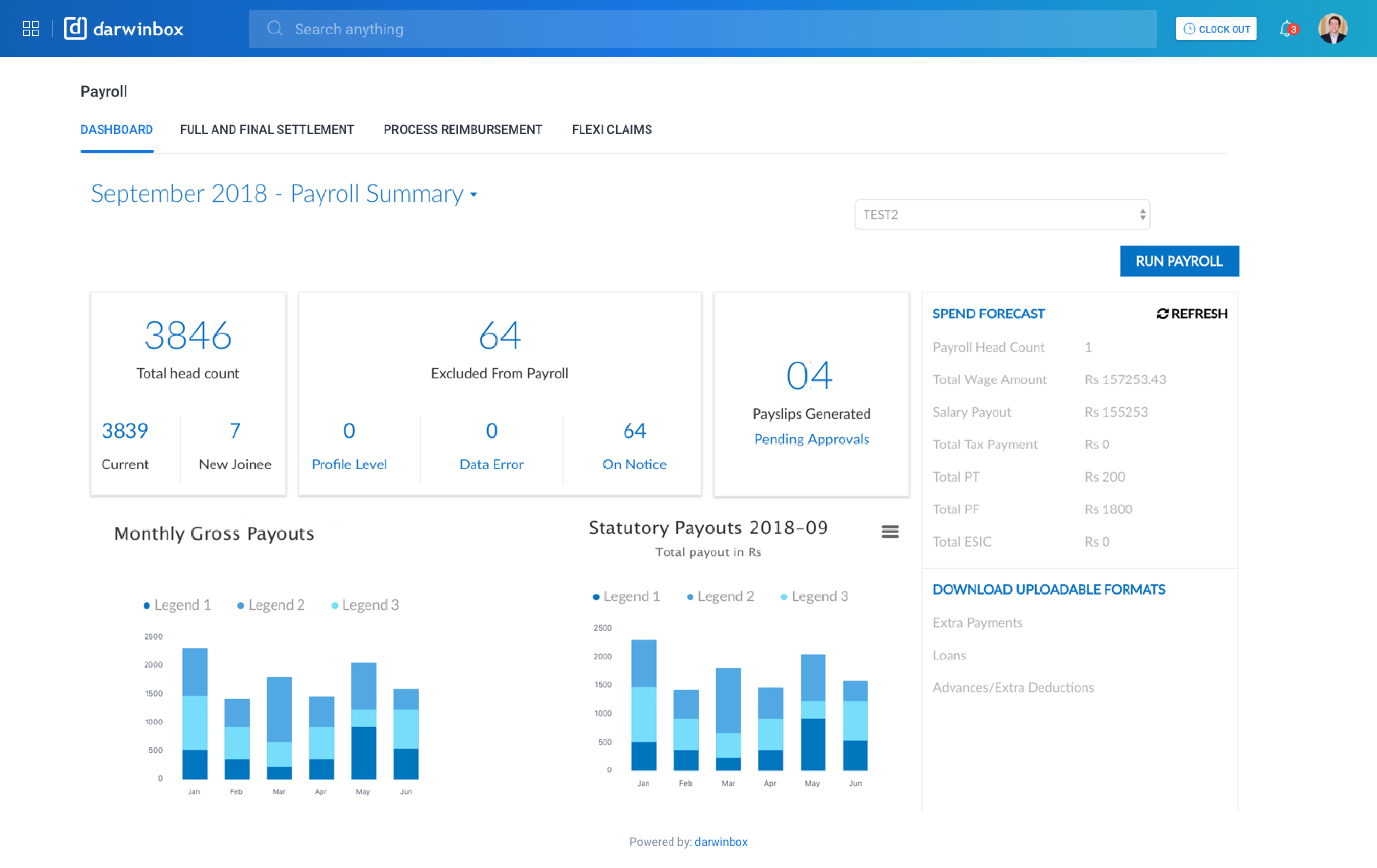 Darwinbox financial package