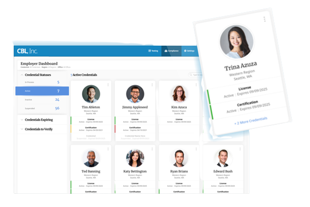 Automated License Tracking & Management Platform. Real-time tracking of employee licenses and credentials in one system of record. Improve team productivity and visibility across the entire organization.