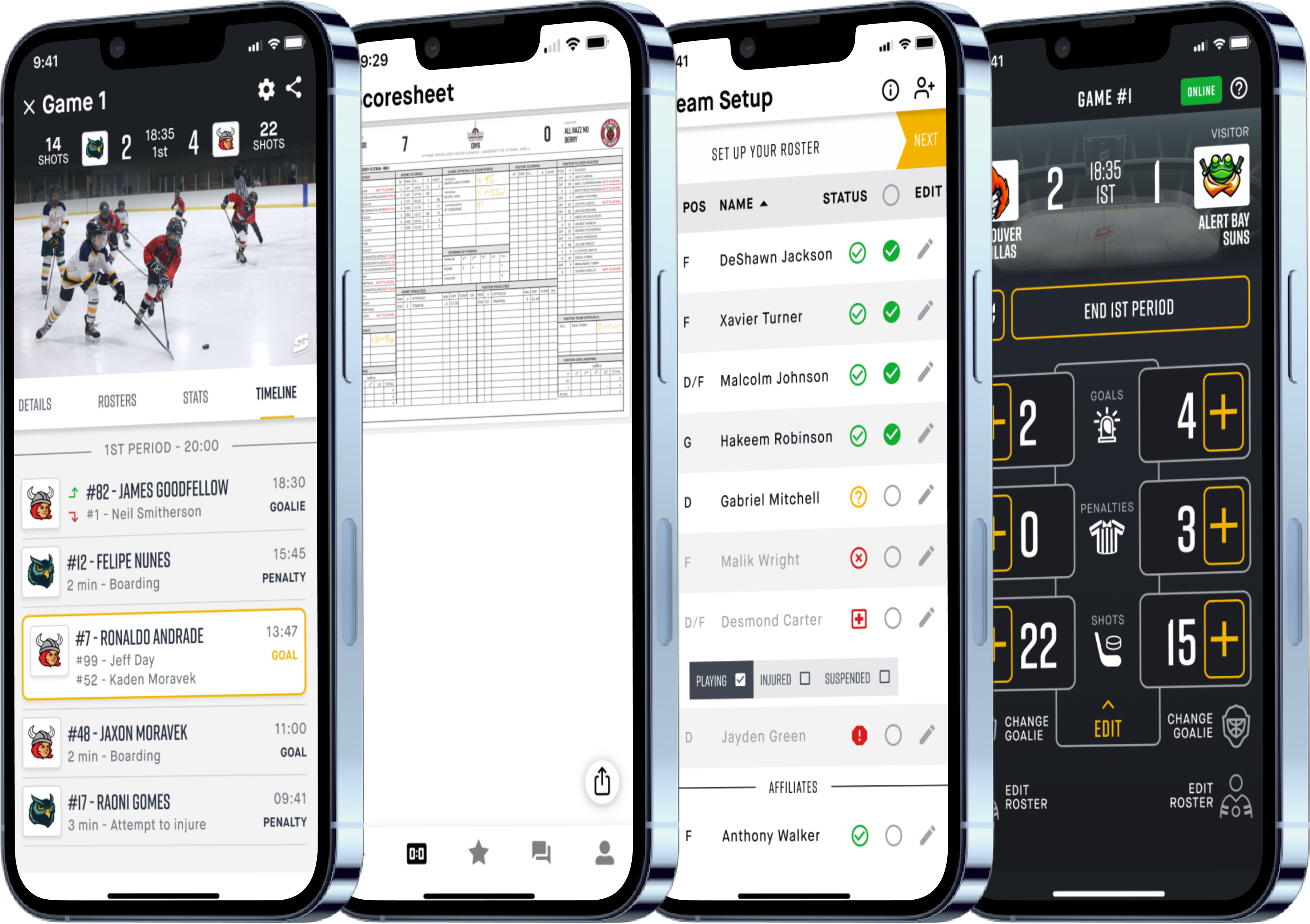 SportNinja screenshot: Everything your league needs. Mobile-first