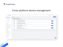 Scalefusion Software - You don’t have to settle for anything less than your favorite. Pick and choose from Android, iOS, macOS or Windows 10 devices for work and manage them with Scalefusion.