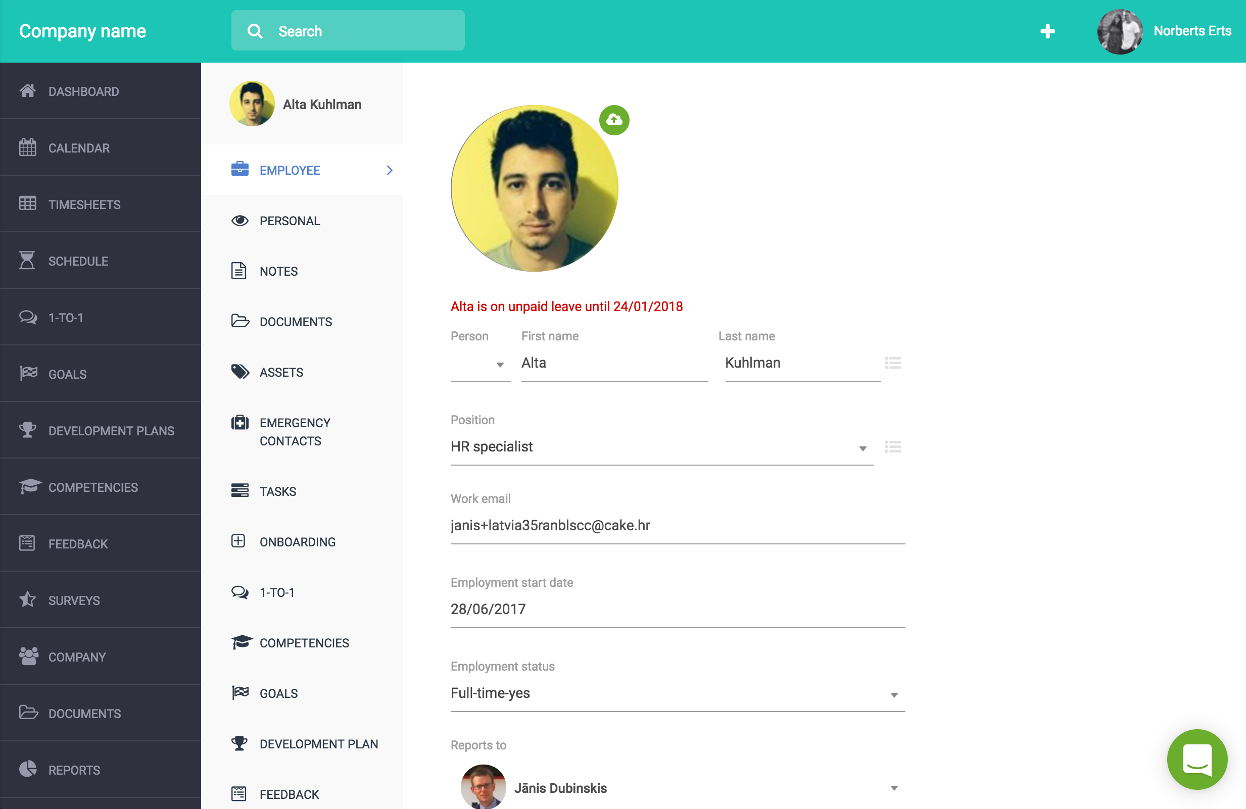 Employee Directory & Database