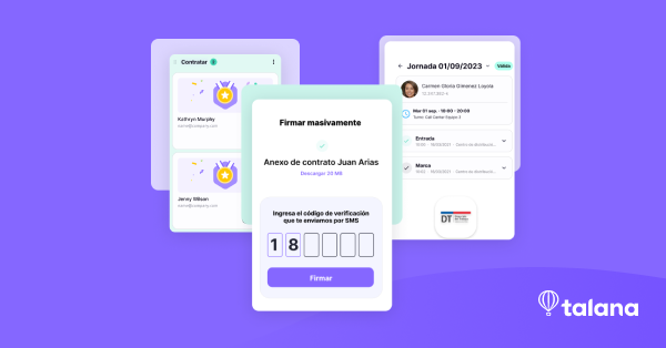 Gestión de personas screenshot: Soluciones Talana