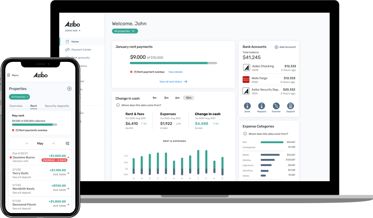Azibo screenshot: Azibo dashboard