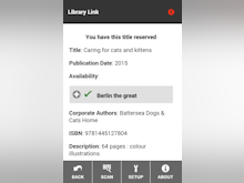 Liberty Software - Detailed information on each resource can be accessed through the Library Link app