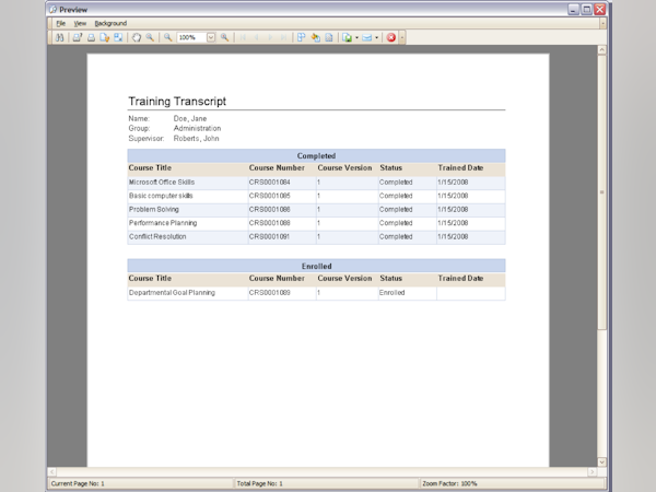 Training Manager Software - 4