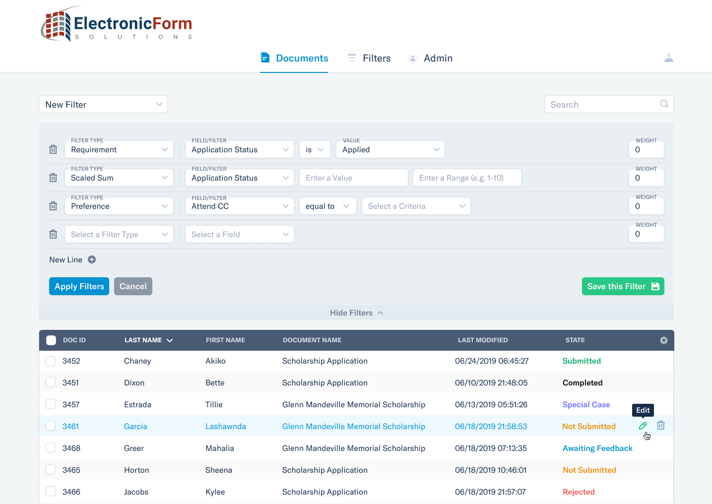 Electronic Form Solutions