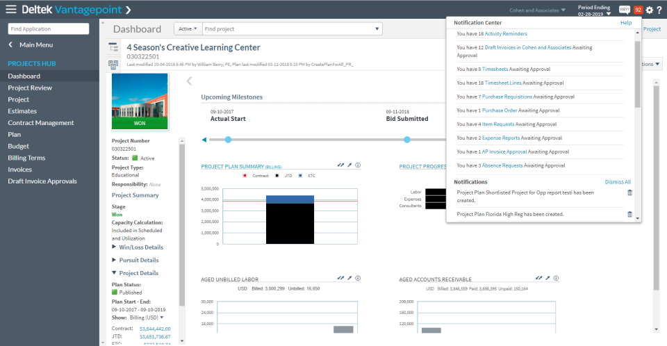 Deltek Vantagepoint Software - 2