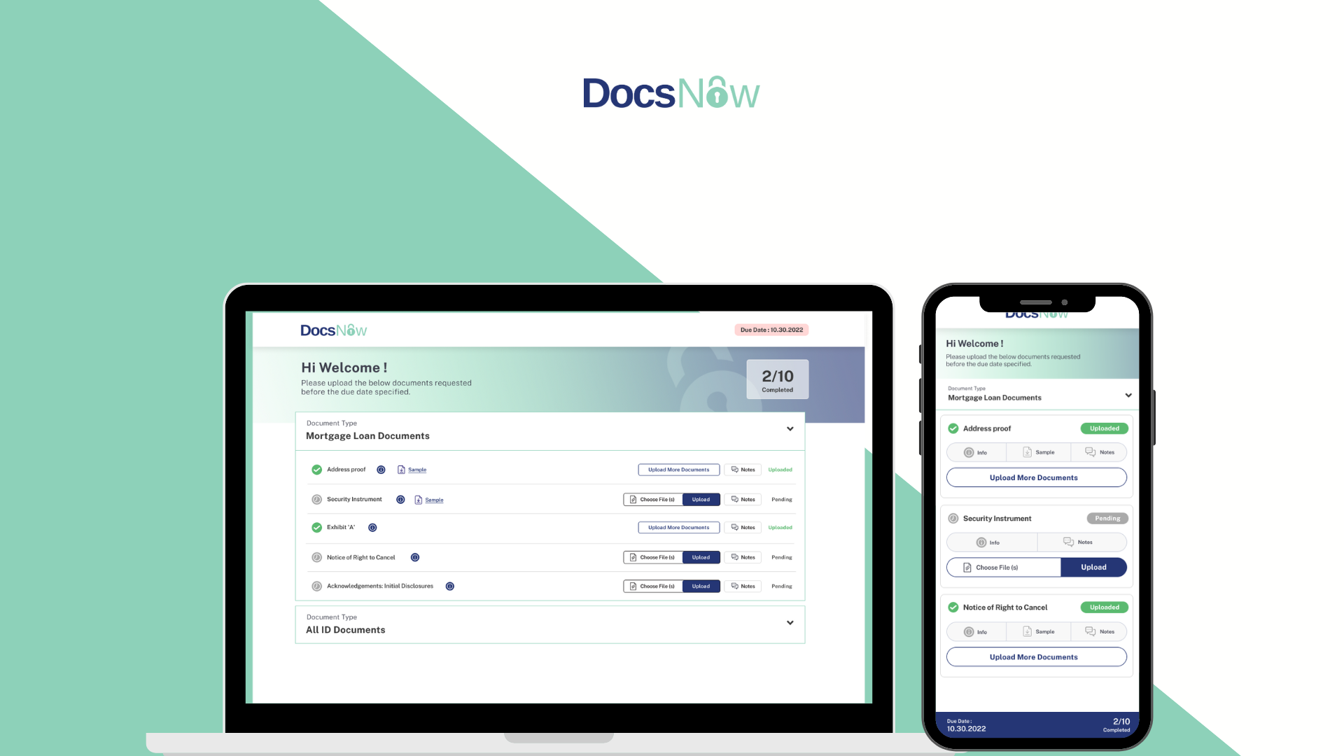 DocsNow screenshot: DocsNow home page