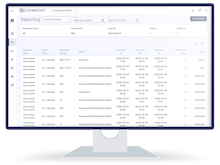 Conexiom Software - Reports & Dashboards - Monitor activity for full visibility of document processing speed and volume with Reports & Dashboards.
