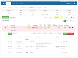 Manage Admissions (Built in CRM for Higher Education)