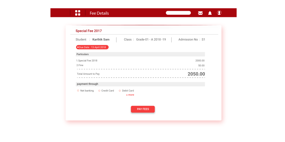 Fees management
