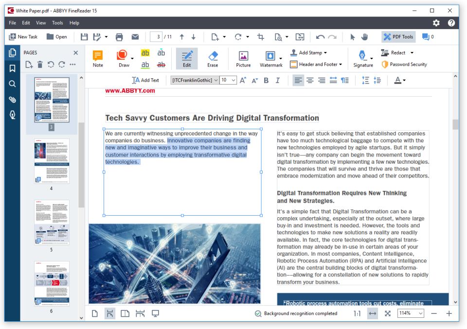 Edit all of the PDF