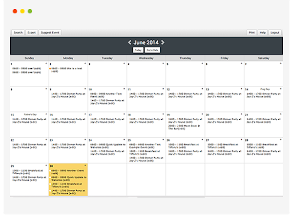 CalendarWiz Software - 3