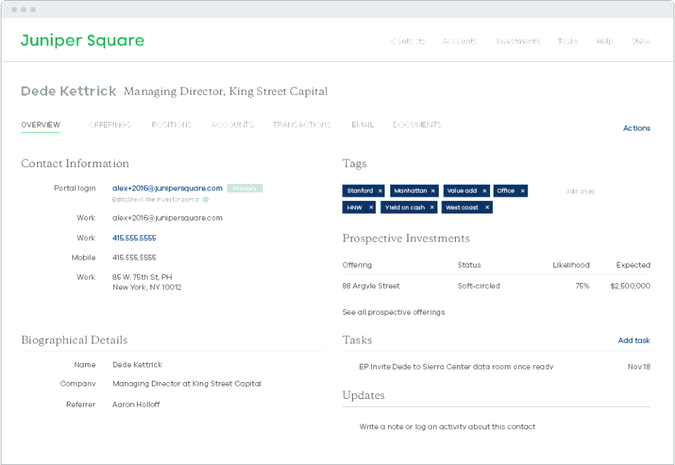 Juniper Square Software 2021 Reviews Pricing Demo Juniper Square Software 2021 Reviews Pricing Demo