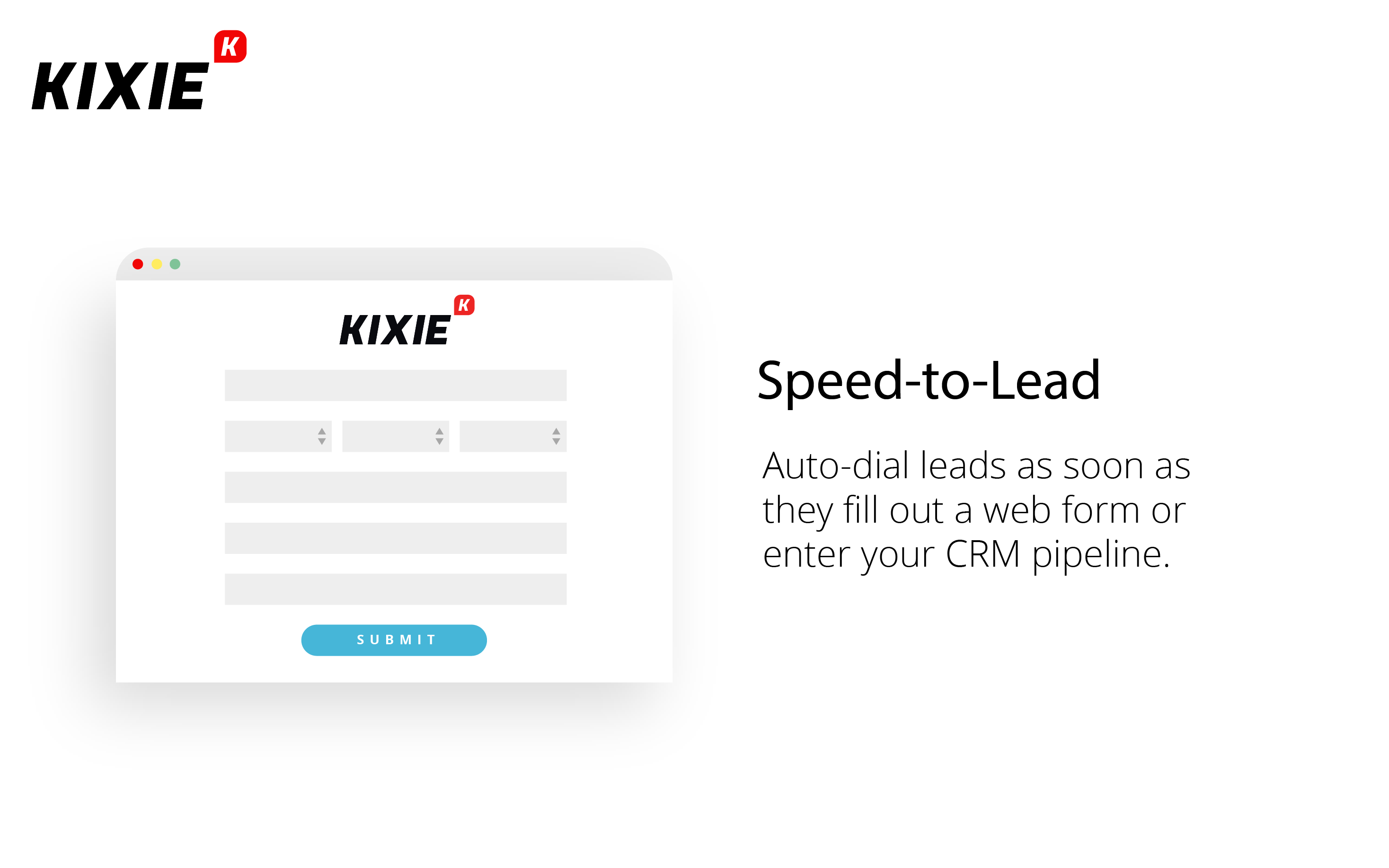 Kixie PowerCall Software - Speed-to-lead. Automatically call or text leads within seconds.