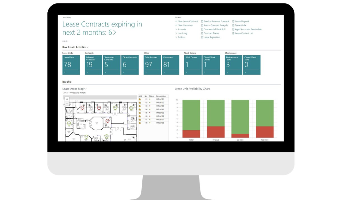 SOFT4RealEstate Software - The Dashboard is the main system screen, providing a centralized view of your property managementactivities. It offers quick access to key metrics, real-time data, and essential tools, enabling seamless navigation and efficient workflow.