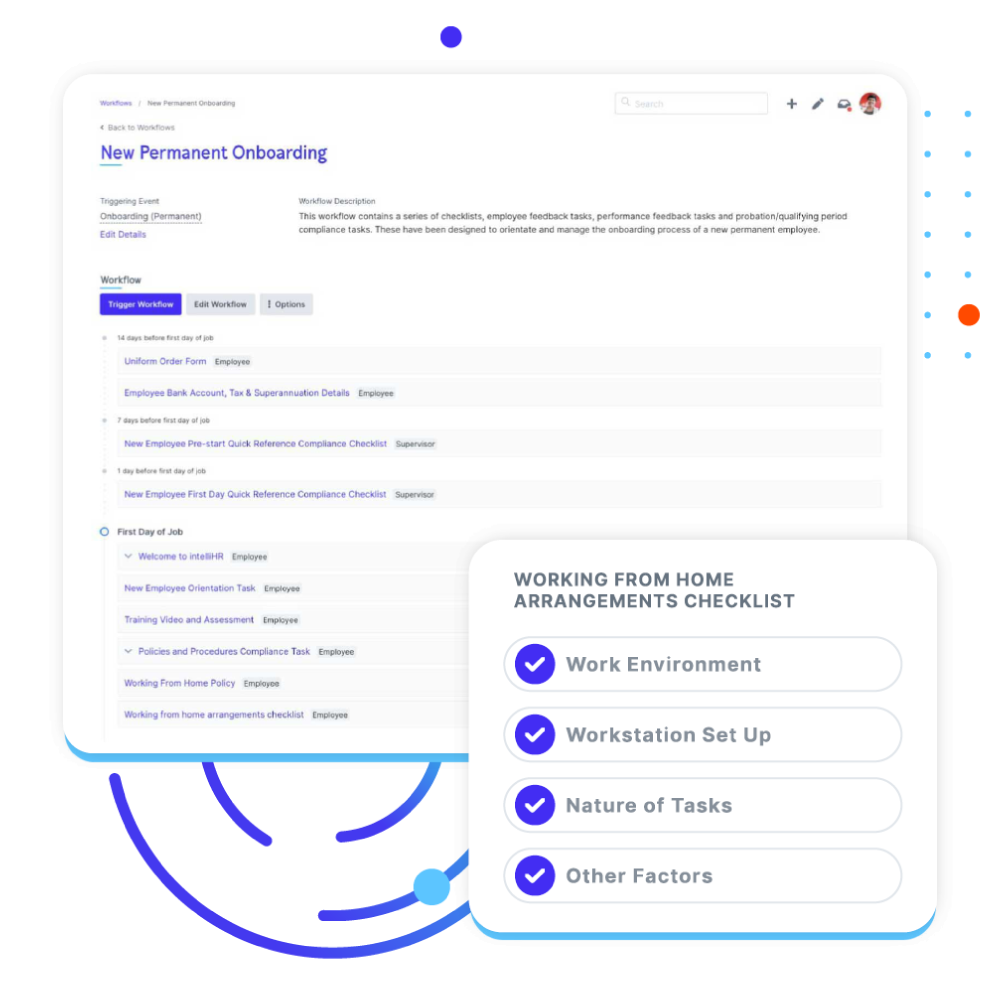 intelliHR Software - Onboard your new hires, boost performance and welcome them to the team (without the paperwork!) with intelliHR's employee onboarding software.