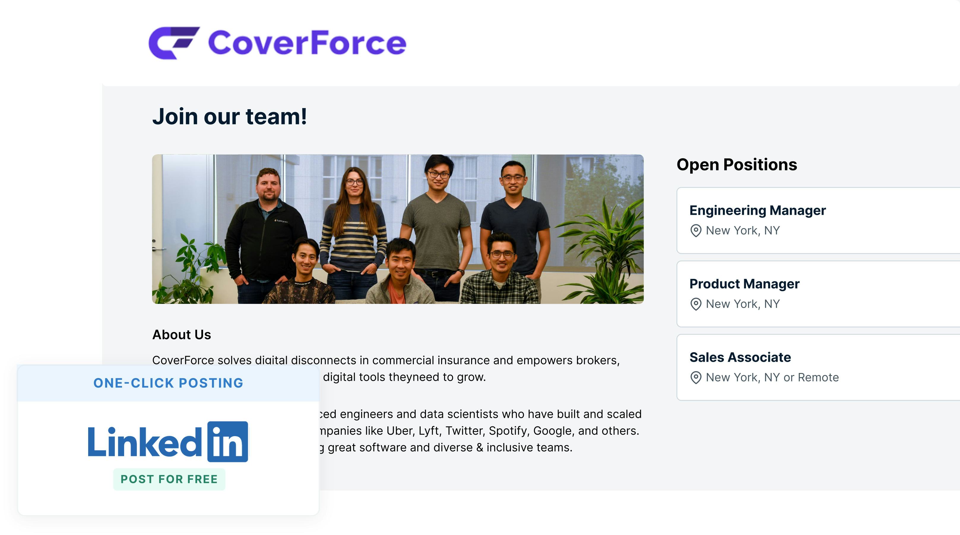 Dover Software - Careers Page