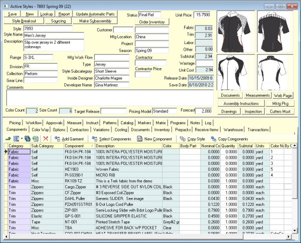 Dynamic Costing, Dev, BoM