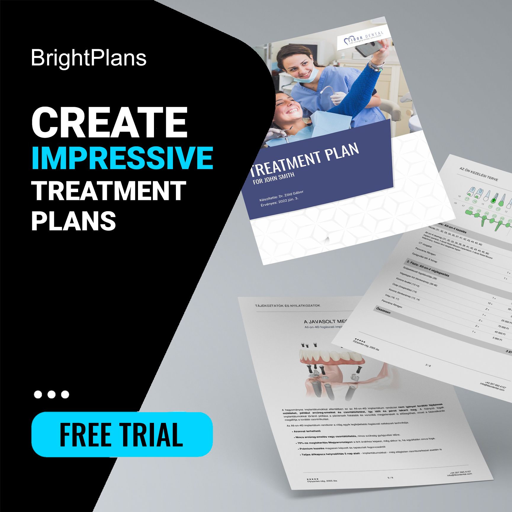 Create impressive dental treatment plans with BrightPlans