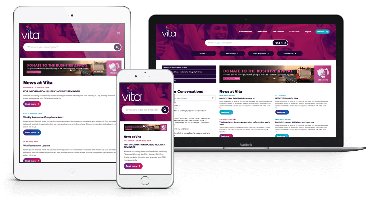 Vita Group Portal