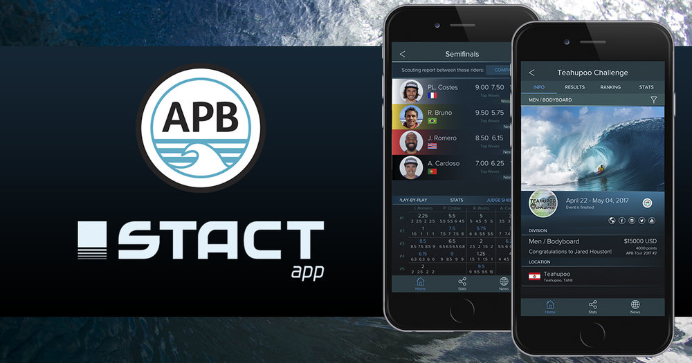Consumer facing app - Powered by STACT Event Manager