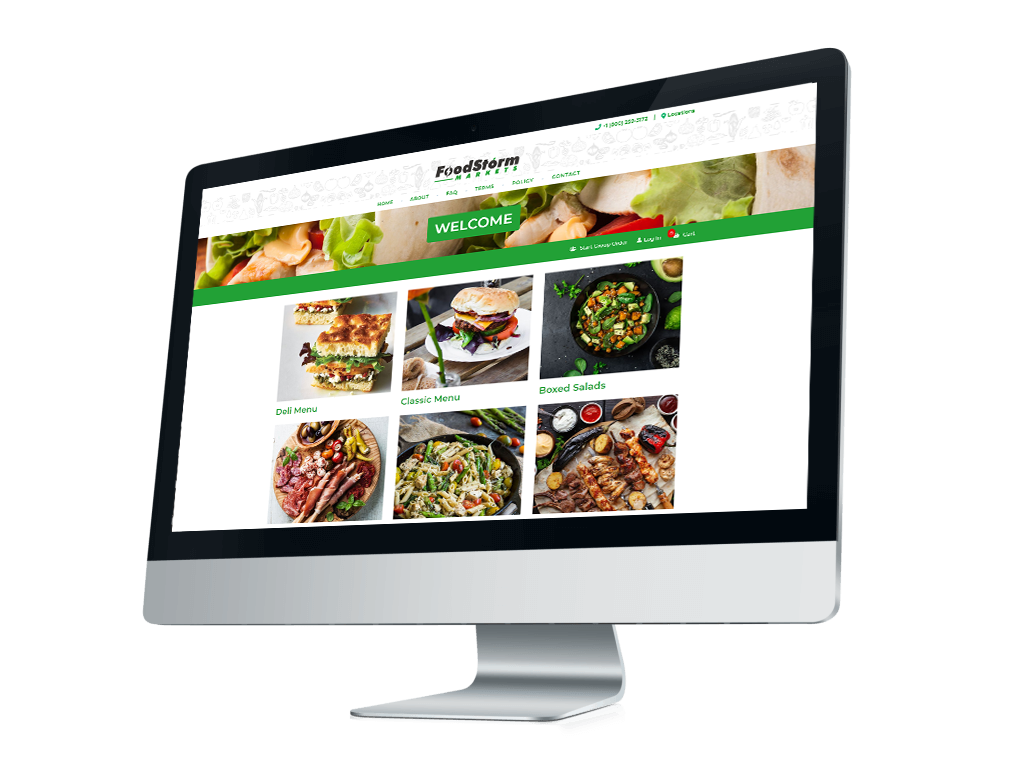 FoodStorm's catering-specific eCommerce website, configurable to each caterers' needs and branding with cutting edge features like Group Ordering, Quote Requests, Cut-Off Times, and Abandoned Carts to help remind customers to complete their orders.