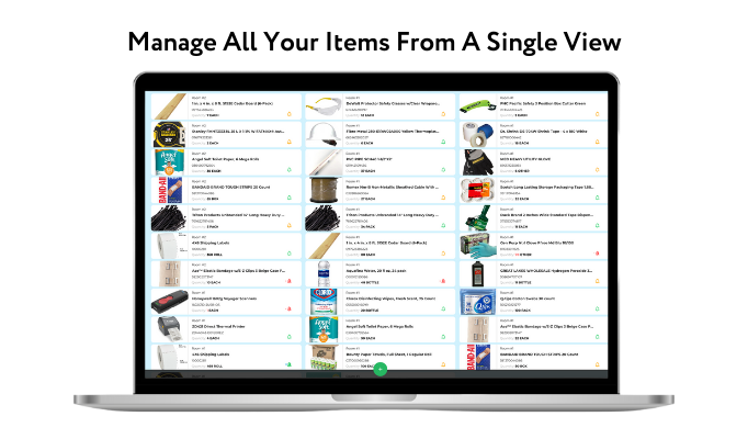 Manage all your inventory from a single view.